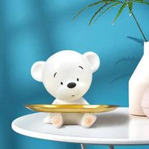 Escultura - Urso Polar com Bandeja