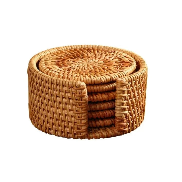 Descanso de Mesa - Rattan Natural-Crysalys Decor