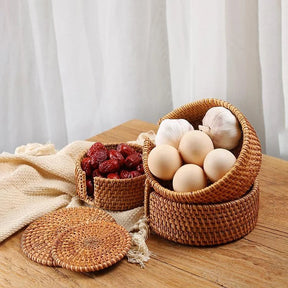 Descanso de Mesa - Rattan Natural-Crysalys Decor