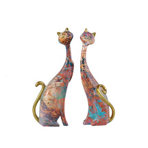 Escultura - Casal Felino Grafitti-Crysalys Decor