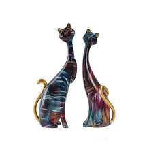 Escultura - Casal Felino Grafitti-Crysalys Decor