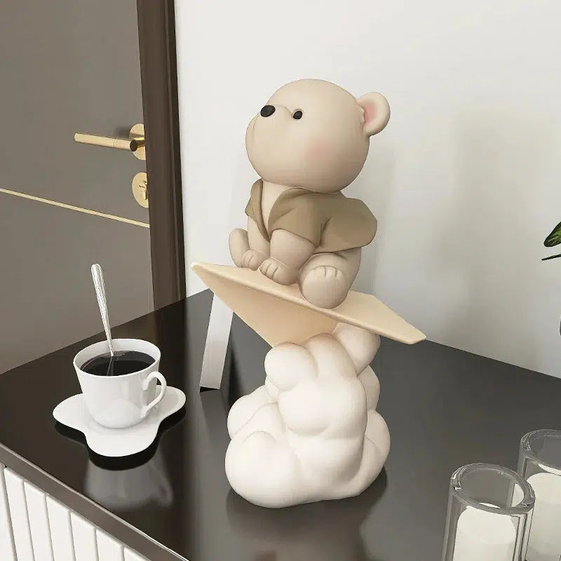 Escultura - Urso Voador-Crysalys Decor