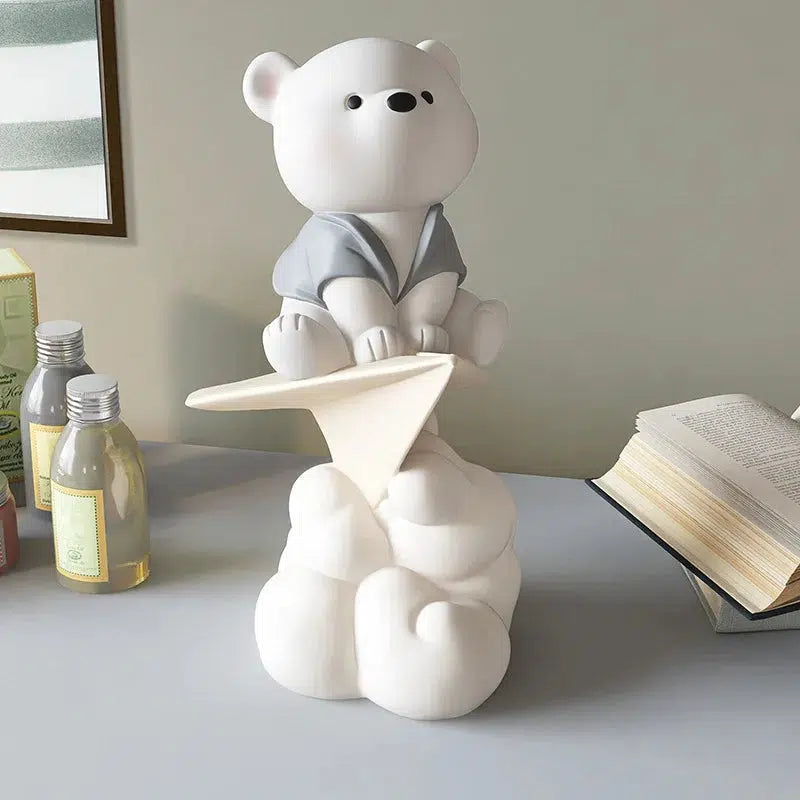 Escultura - Urso Voador-Crysalys Decor